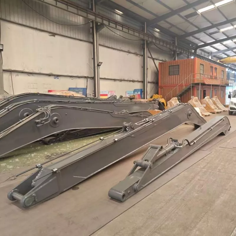 Graafmachinegiek van 18 meter lang voor rivierbaggeren