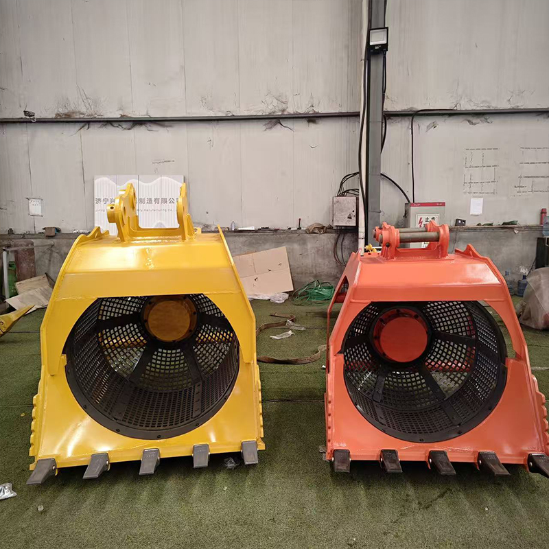 Waarom kiezen voor roterende zeefbakken voor graafmachines voor materiaalscreening op locatie?