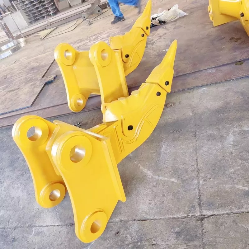 Zwaar uitgevoerde grondripper voor graafmachines