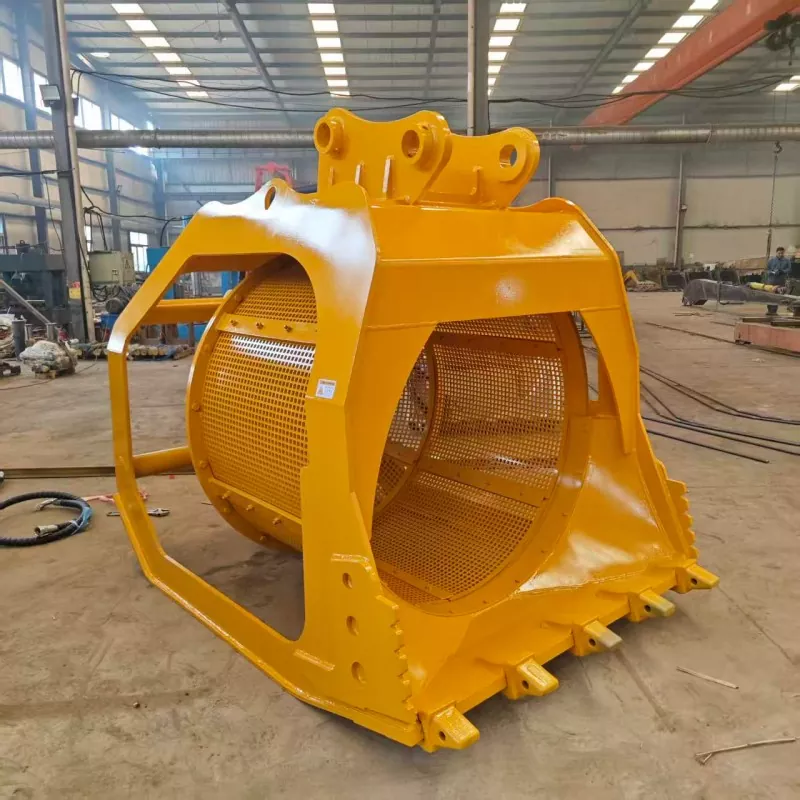 Hydraulische roterende zeefbak voor PC 240 graafmachine