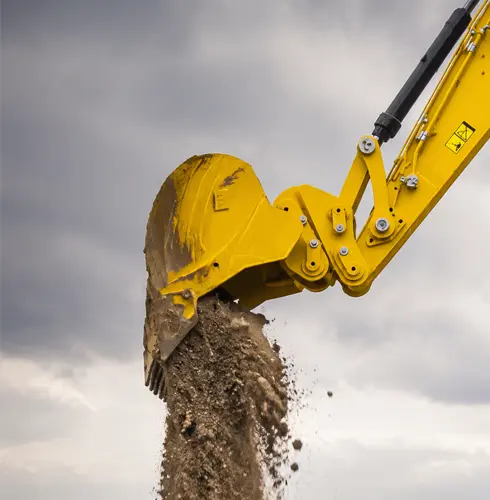Opgraving van de fundering van Uilding